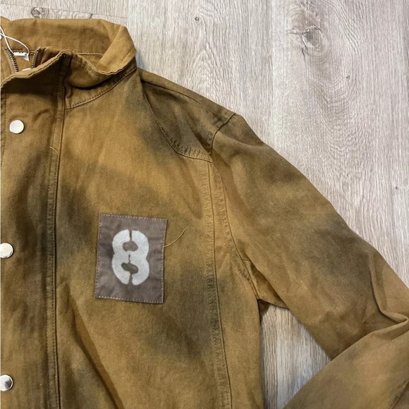 OC Order Plus Women's Denim Jean Jacket Zip Brown Medium Buttons
Front Pockets - Picture 7 of 11